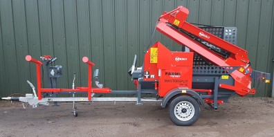 Farmi WP36 Firewood processor, braked road tow. (sold)