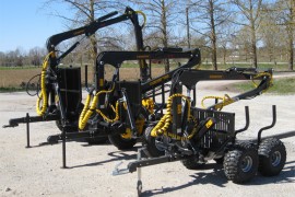 Forestry Trailers & Cranes. FETF 2024 compatible. category of products