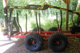 JMS900 Forestry trailer & crane