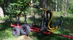 JMS900 Forestry trailer & crane (sold)