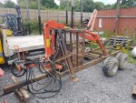 JMS1005-3.8 Forestry trailer & crane (sold)