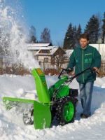 Castoro Super with rotary snow blower